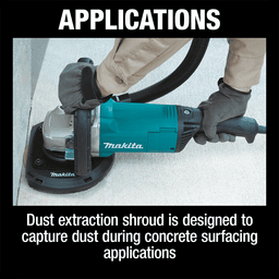 7" Concrete Surface Planer with Dust Extraction Shroud Alt 2 - Image