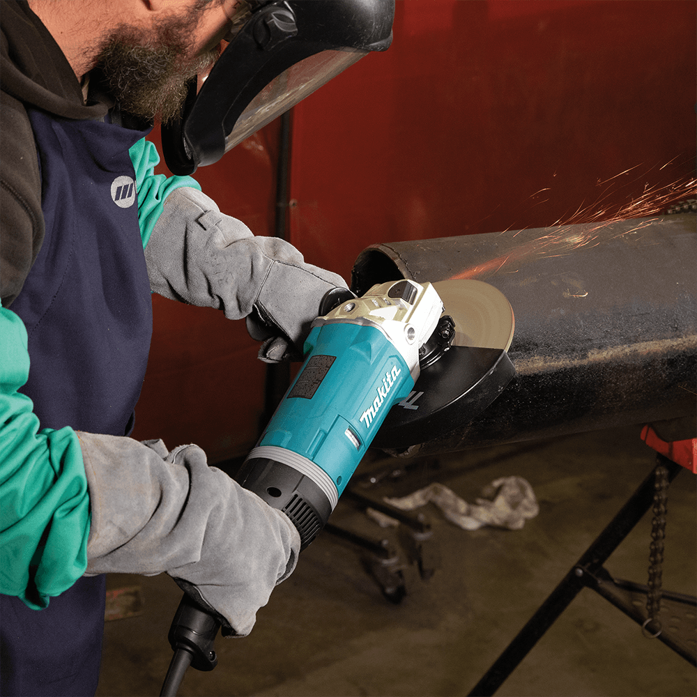 9" Angle Grinder with Rotatable Handle/Lock-On Switch Alt 9 - Image