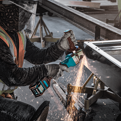 4-1/2" x 5" 40V max XGT Brushless Cordless Paddle Switch Angle Grinder Kit with Electric Brake (4.0Ah) Alt 7 - Image