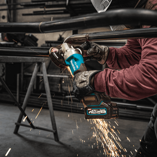 4-1/2" x 5" 40V max XGT Brushless Cordless Paddle Switch Angle Grinder Kit with Electric Brake, AWS Capable (4.0Ah) Alt 9 - Image