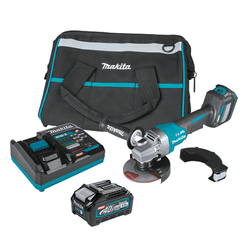 4-1/2" x 5" 40V max XGT Brushless Cordless Paddle Switch Angle Grinder Kit with Electric Brake, AWS Capable (4.0Ah) Main - Image