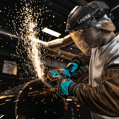 4-1/2" x 5" 40V max XGT Brushless Cordless X-LOCK Paddle Switch Angle Grinder Kit with Electric Brake (4.0Ah) Alt 9 - Image