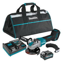 4-1/2" x 5" 40V max XGT Brushless Cordless X-LOCK Paddle Switch Angle Grinder Kit with Electric Brake (4.0Ah) Main - Image