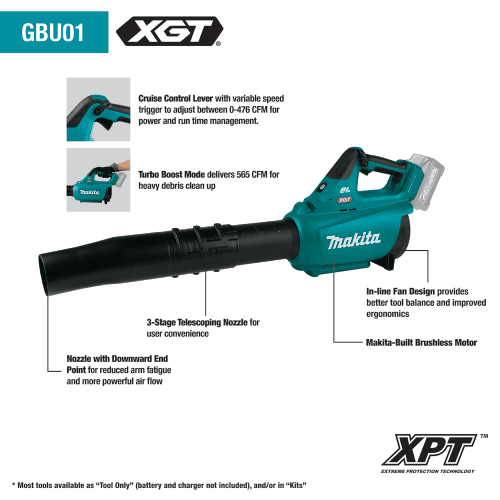 40V max XGT Brushless Cordless Blower Kit (4.0Ah) Alt 23 - Image