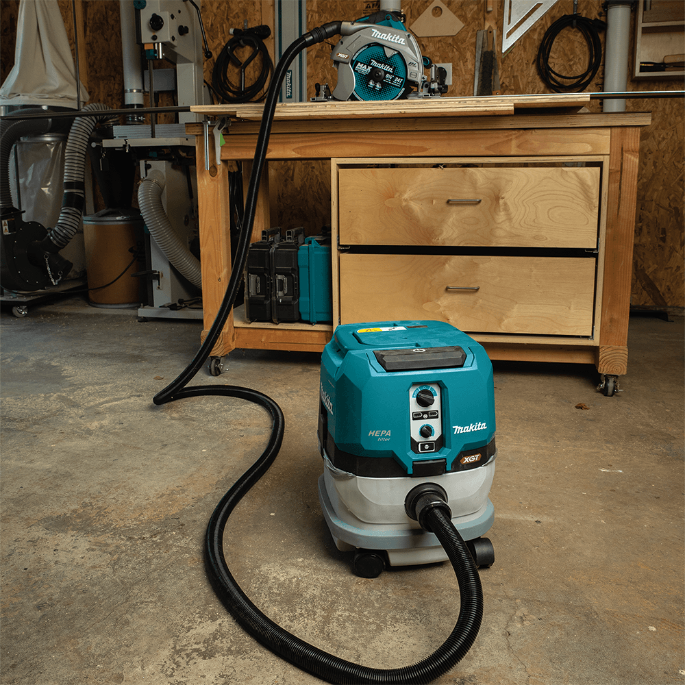 40V max XGT 2.1 Gallon Brushless Cordless HEPA Filter Dry Dust Extractor Tool Only with AWS Alt 7 - Image