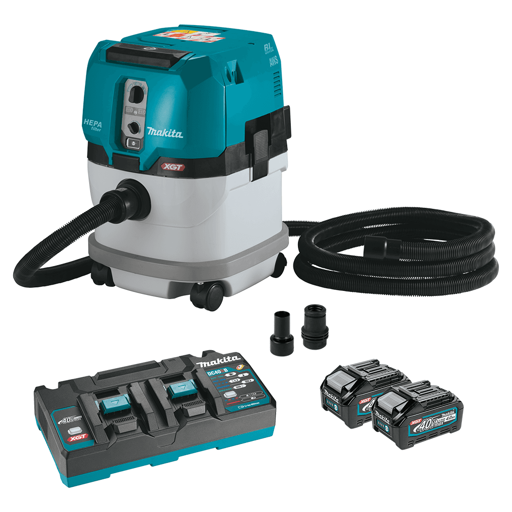 40V max XGT 4 Gallon Brushless Cordless HEPA Filter Dry Dust Extractor Kit with AWS Capable (4.0Ah) Main - Image