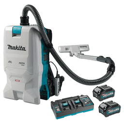 40V Max XGT Brushless Cordless 6 Quart HEPA Filter Dry Backpack Vacuum Kit Main - Image