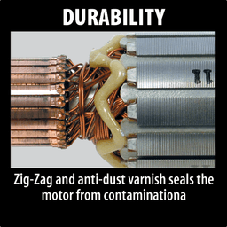 1/4" Paddle Switch Die Grinder with AC/DC Switch Alt 4 - Image