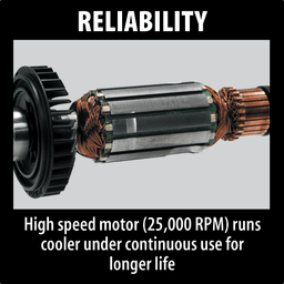 1/4" Paddle Switch Die Grinder with AC/DC Switch Alt 6 - Image