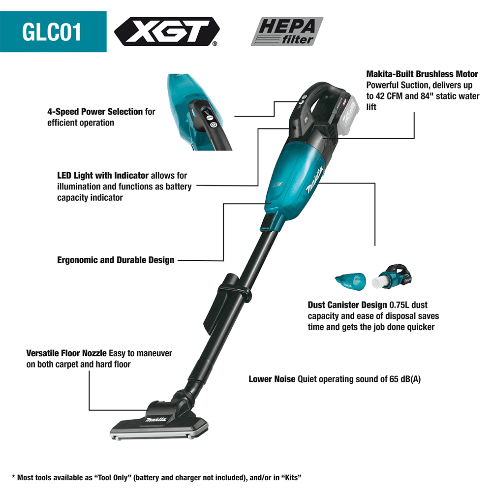 40V max XGT Brushless Cordless 4-Speed HEPA Filter Compact Stick Vacuum Kit (4.0Ah) Alt 12 - Image