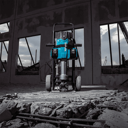 70 lb. AVT Breaker Hammer Kit AWS Capable with 4 Batteries, 1‑1/8" Hex Alt 25 - Image