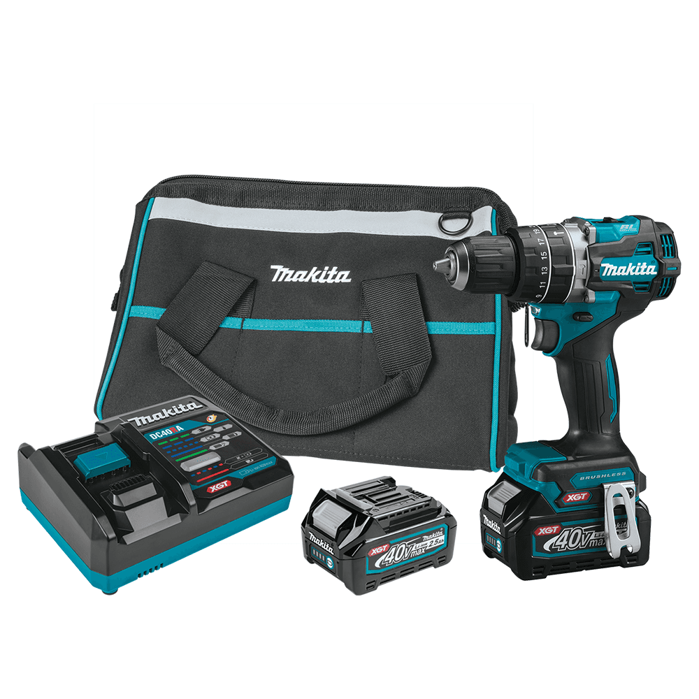 40V max XGT Compact Brushless Cordless 1/2" Hammer Driver-Drill Kit (2.5 Ah) Main - Image