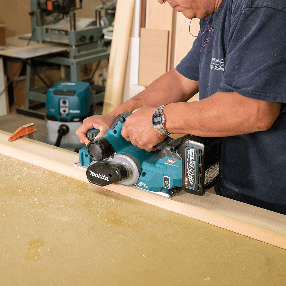 40V max XGT Brushless Cordless 3-1/4" Planer Kit with AWS Capable (4.0Ah) Alt 4 - Image