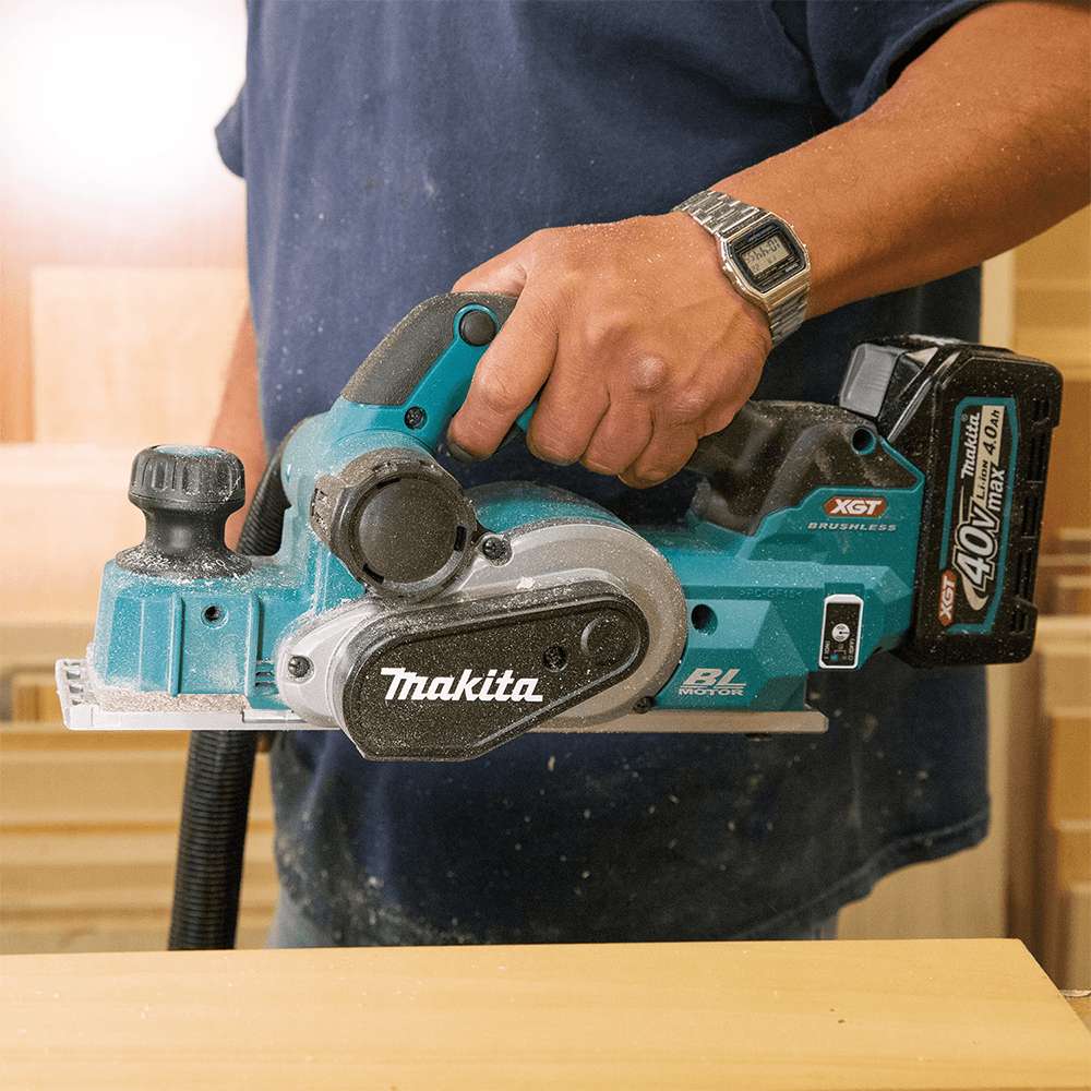 40V max XGT Brushless Cordless 3-1/4" Planer Kit with AWS Capable (4.0Ah) Alt 7 - Image
