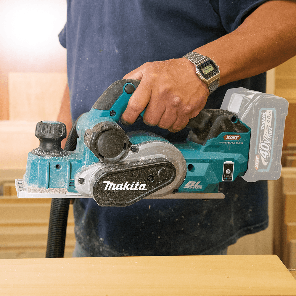 40V max XGT Brushless Cordless 3-1/4" Planer Tool Only with AWS Capable Alt 7 - Image