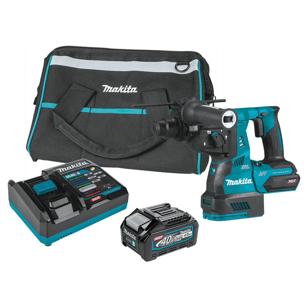 40 V Max XGT Brushless Cordless 1-1/8" SDS-PLUS AVT Rotary Hammer Kit with AFT/AWS Capable (4.0Ah) Main - Image