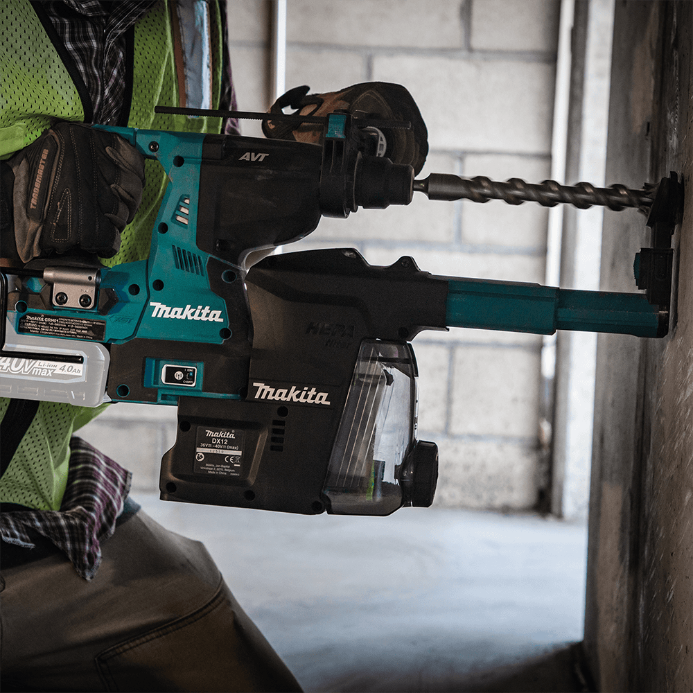 40 V Max XGT Brushless Cordless 1-1/8" SDS-PLUS AVT Rotary Hammer Tool Only with Dust Extractor/AFT/AWS Capable Alt 6 - Image