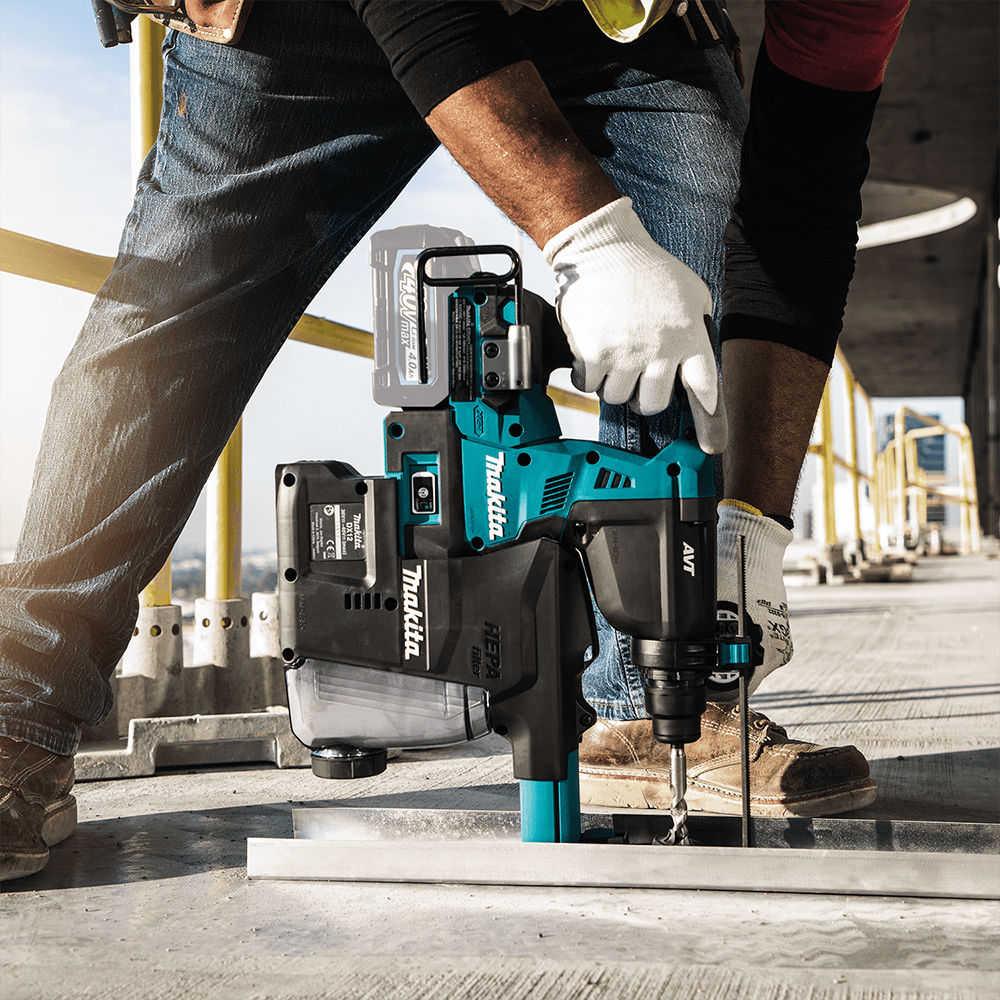 40 V Max XGT Brushless Cordless 1-1/8" SDS-PLUS AVT Rotary Hammer Tool Only with Dust Extractor/AFT/AWS Capable Alt 7 - Image
