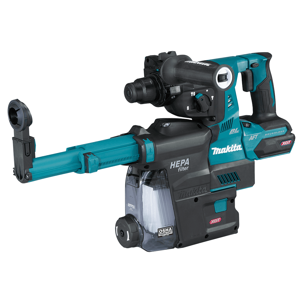 40 V Max XGT Brushless Cordless 1-1/8" SDS-PLUS AVT Rotary Hammer Tool Only with Dust Extractor/AFT/AWS Capable Main - Image