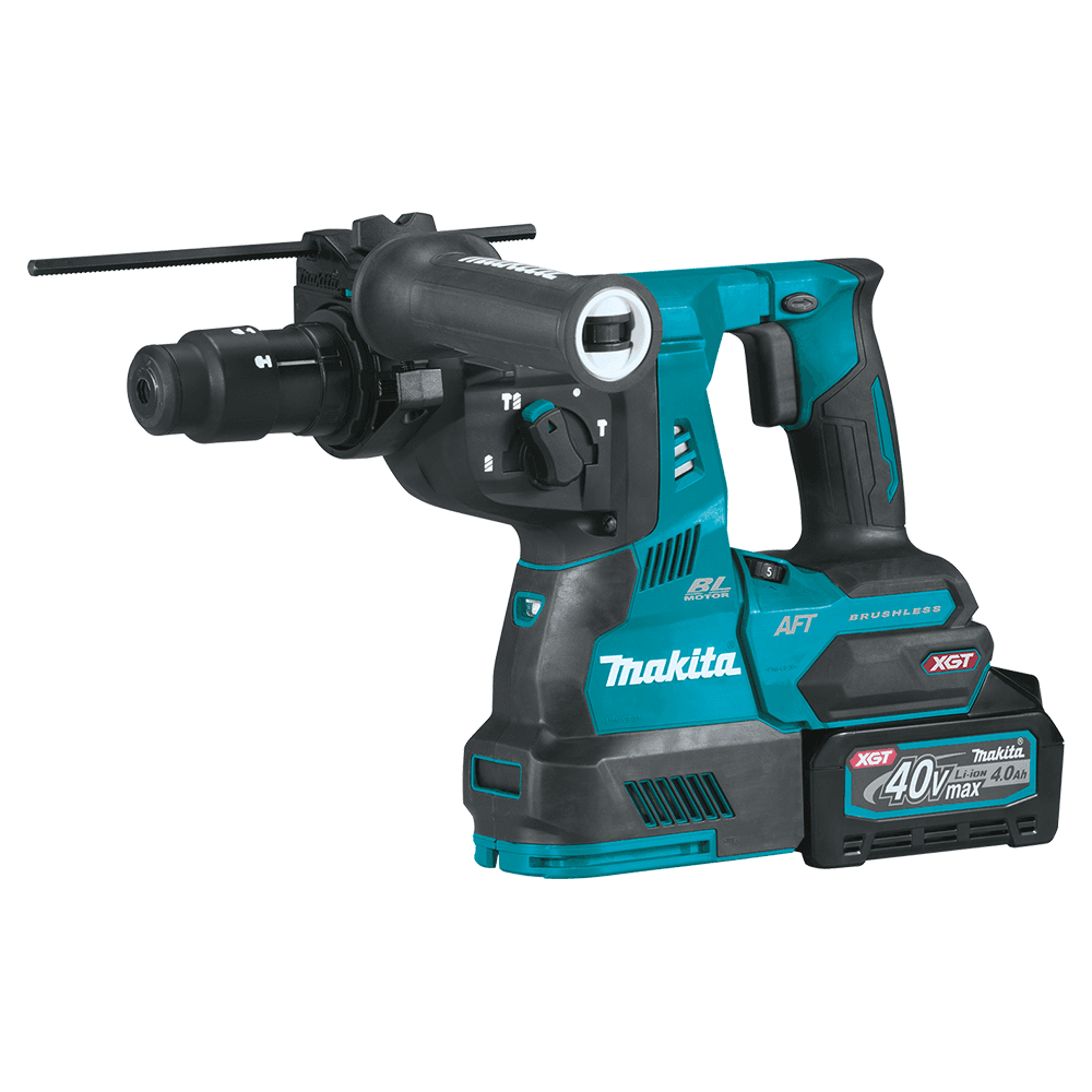 40 V Max XGT Brushless Cordless 1-1/8" SDS-PLUS AVT Rotary Hammer Kit with Interchangeable Chuck/AWS Capable (4.0Ah) Alt 3 - Image