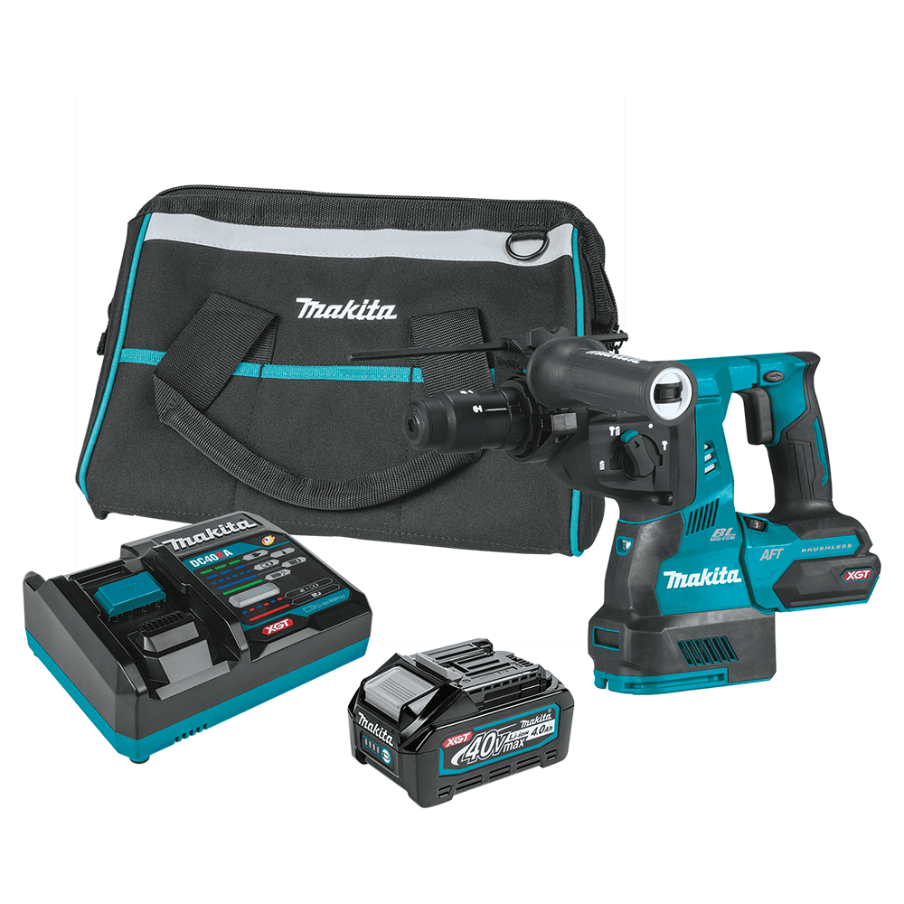 40 V Max XGT Brushless Cordless 1-1/8" SDS-PLUS AVT Rotary Hammer Kit with Interchangeable Chuck/AWS Capable (4.0Ah) Main - Image