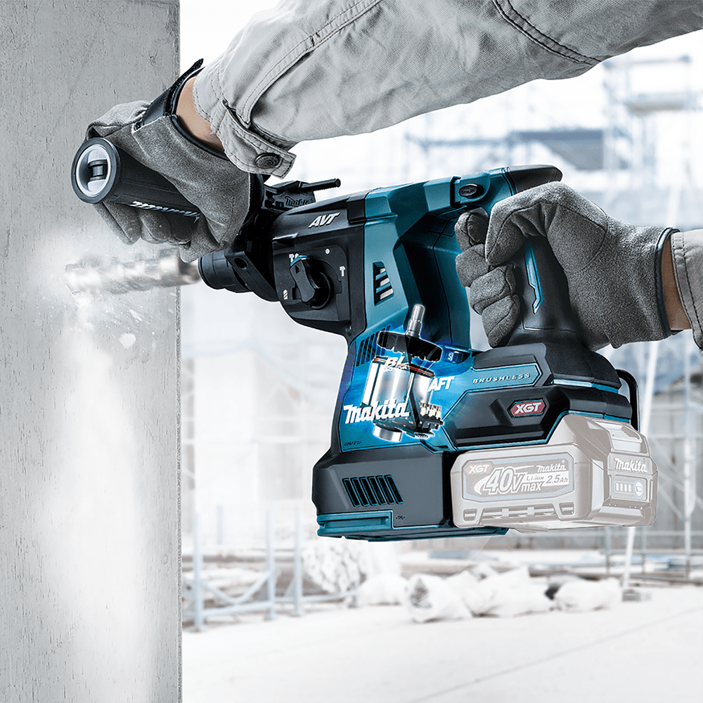 40 V Max XGT Brushless Cordless 1-1/8" SDS-PLUS AVT Rotary Hammer Tool Only with Interchangeable Chuck/AWS Capable Alt 7 - Image