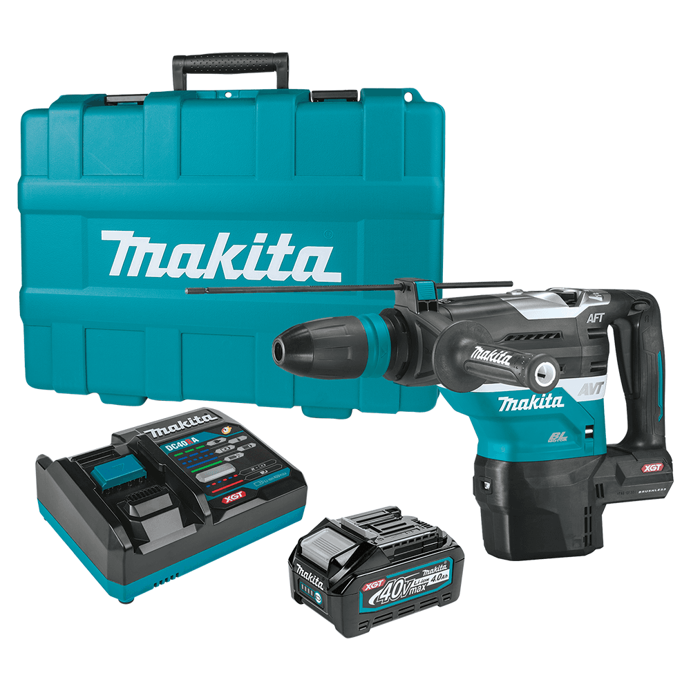 40 V Max XGT Brushless 1-9/16" SDS-Max AVT Rotary Hammer Kit with AFT/AWS Capable (4.0Ah) Main - Image