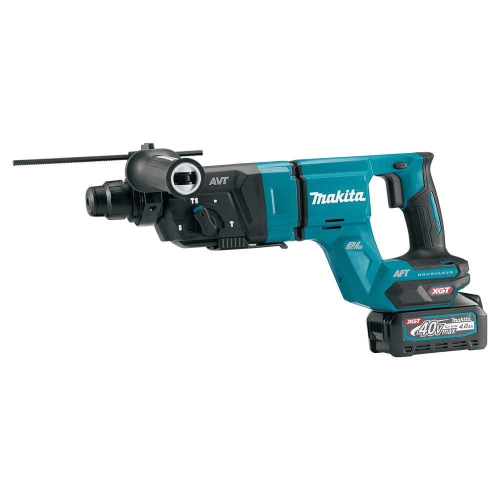 40 V Max XGT Brushless Cordless 1-1/8" SDS-PLUS AVT D-Handle Rotary Hammer Kit with AFT/AWS Capable (4.0 Ah) Alt 1 - Image