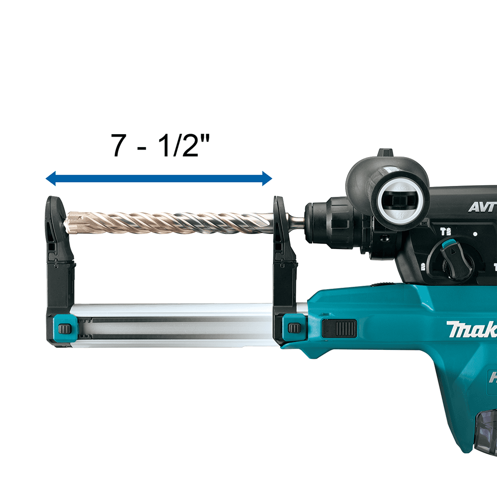 40 V Max XGT Brushless 1-1/8" SDS-PLUS AVT D-Handle Rotary Hammer Kit with Dust Extractor/AFT/AWS Capable (4.0Ah) Alt 10 - Image