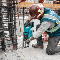 40 V Max XGT Brushless 1-1/8" SDS-PLUS AVT D-Handle Rotary Hammer Kit with Dust Extractor/AFT/AWS Capable (4.0Ah) Alt 3 - Image
