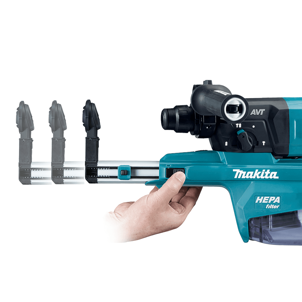 40 V Max XGT Brushless 1-1/8" SDS-PLUS AVT D-Handle Rotary Hammer Kit with Dust Extractor/AFT/AWS Capable (4.0Ah) Alt 8 - Image