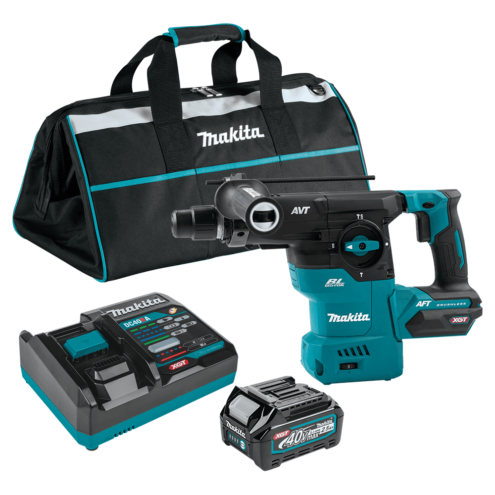 40 V Max XGT Brushless Cordless 1-3/16" SDS-PLUS AVT Rotary Hammer Kit with AFT/AWS Capable (4.0Ah) Main - Image