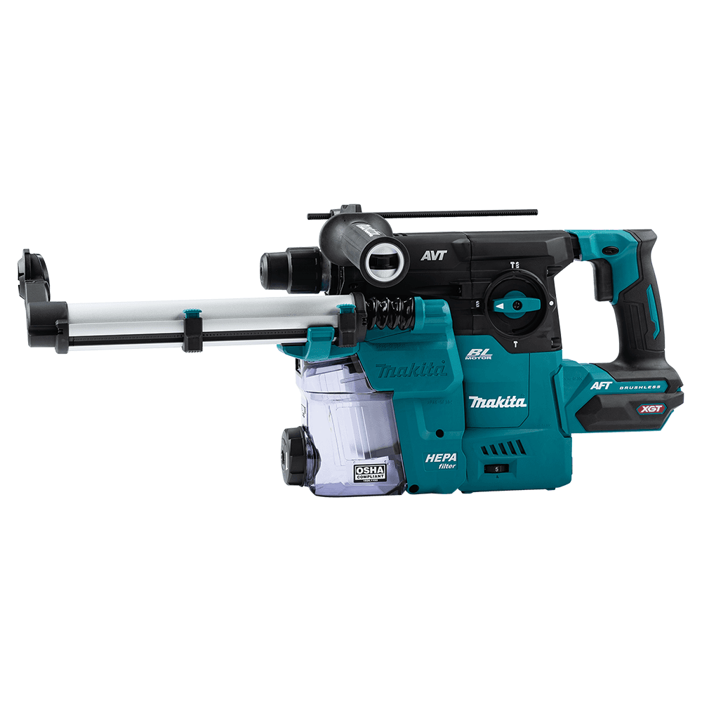40 V Max XGT Brushless Cordless 1-3/16" SDS-PLUS AVT Rotary Hammer Tool Only with Dust Extractor/AFT/AWS Capable Main - Image