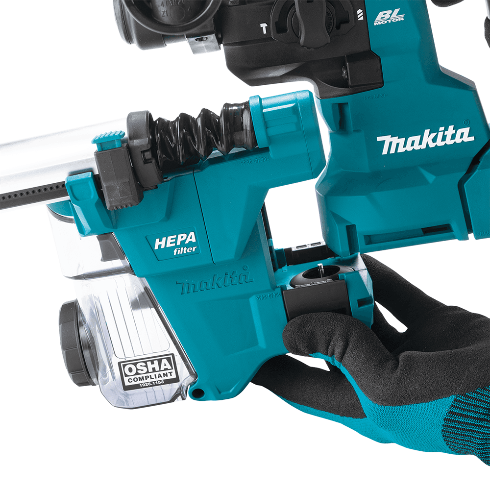 40 V Max XGT Brushless Cordless 13/16" SDS-PLUS AVT Rotary Hammer Kit with Dust Extractor/AFT/AWS Capable (2.5Ah) Alt 10 - Image