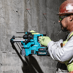 40 V Max XGT Brushless Cordless 13/16" SDS-PLUS AVT Rotary Hammer Kit with Dust Extractor/AFT/AWS Capable (2.5Ah) Alt 5 - Image