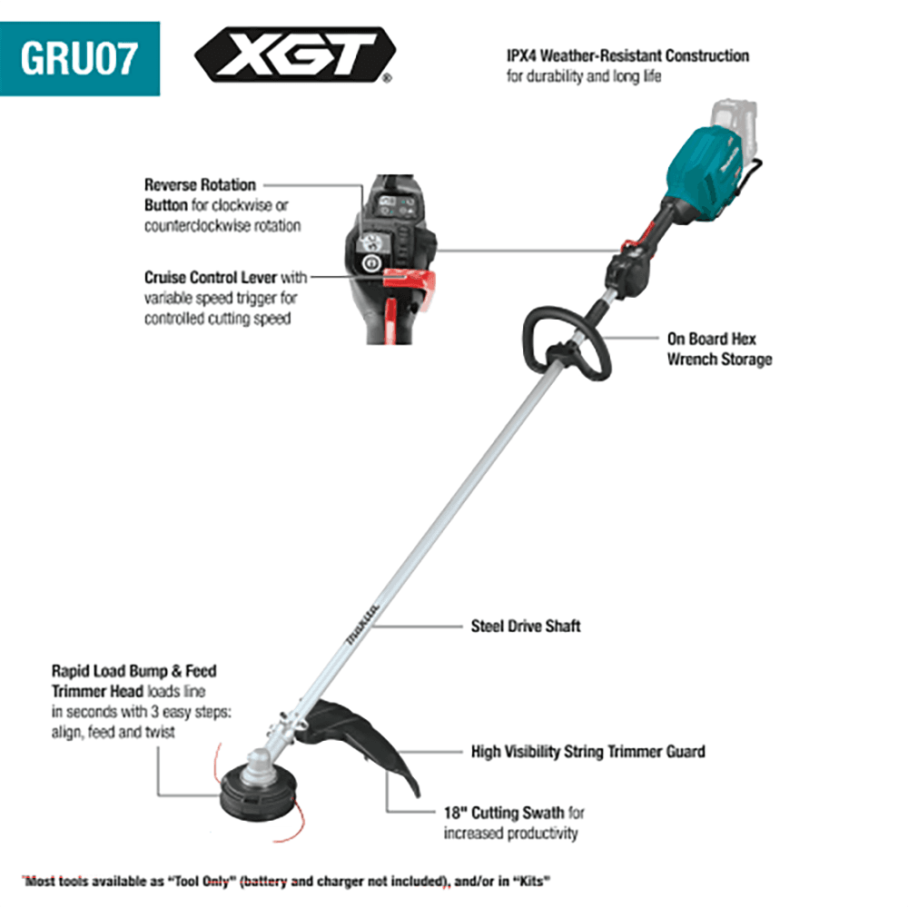 40V Max XGT Brushless Cordless 18" Dual Rotation, High Torque String Trimmer Kit (5.0Ah) Alt 2 - Image