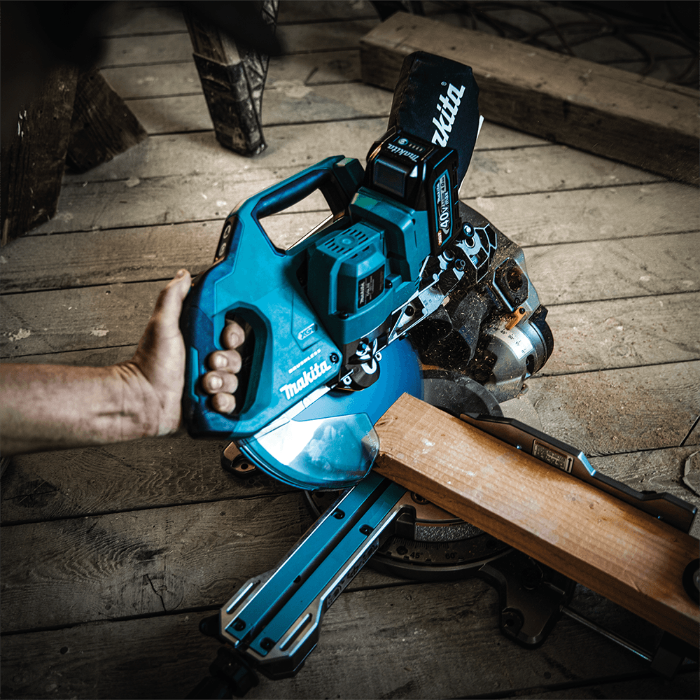 40V max XGT Brushless Cordless 8-1/2" Dual-Bevel Sliding Compound Miter Saw Kit with AWS Capable (4.0 Ah) Alt 13 - Image