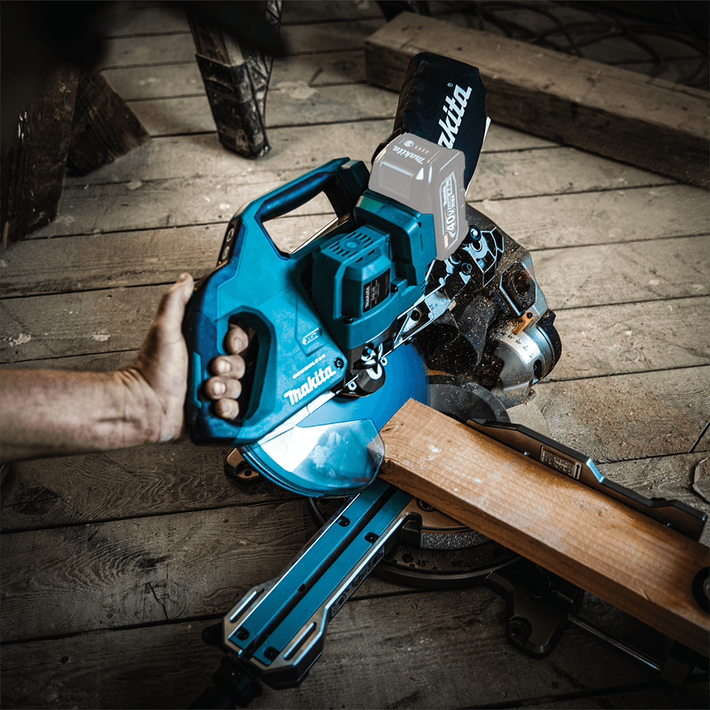 40V max XGT Brushless Cordless 8-1/2" Dual-Bevel Sliding Compound Miter Saw Tool Only with AWS Capable Alt 9 - Image