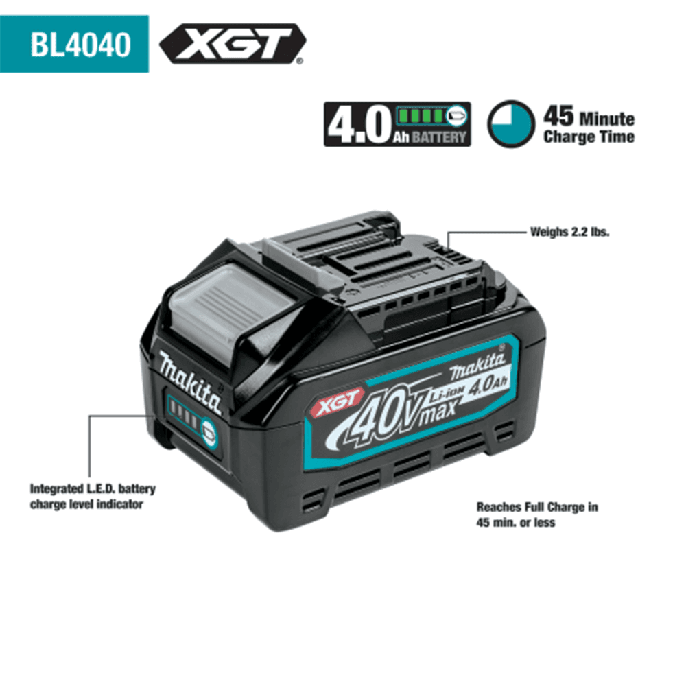 40V Max XGT Brushless Cordless Combo Kit (4.0Ah) Alt 5 - Image