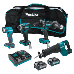 40V max XGT Brushless Cordless 4-Piece Combo Kit (2.5Ah/4.0Ah) Main - Image