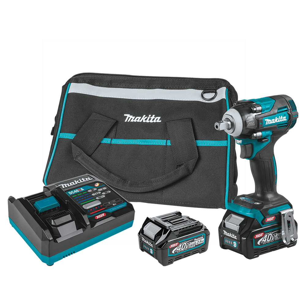 40V max XGT Brushless Cordless 4-Speed 1/2" Square Drive Impact Wrench Kit with Detent Anvil (2.5 Ah) Main - Image