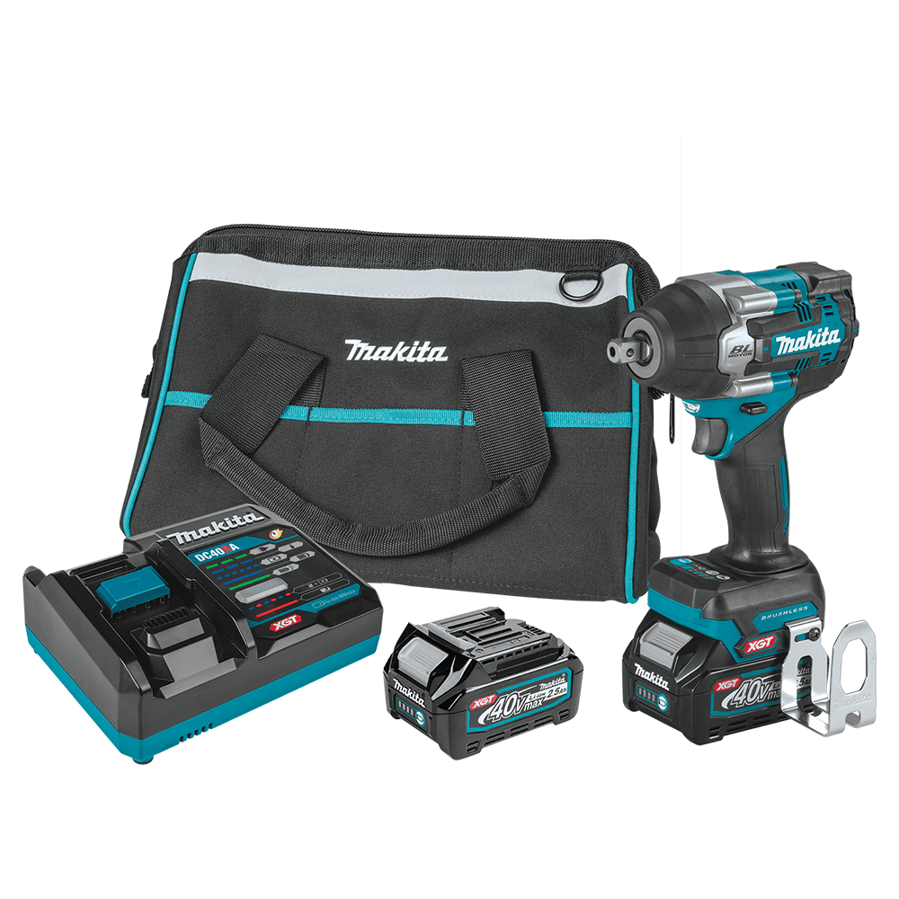 40V max XGT Brushless Cordless 4-Speed Mid-Torque 1/2" Square Drive Impact Wrench Kit with Detent Anvil (2.5 Ah) Main - Image