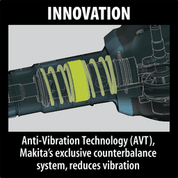 42 lb. AVT Demolition Hammer, 1-1/8" Hex bits Alt 7 - Image