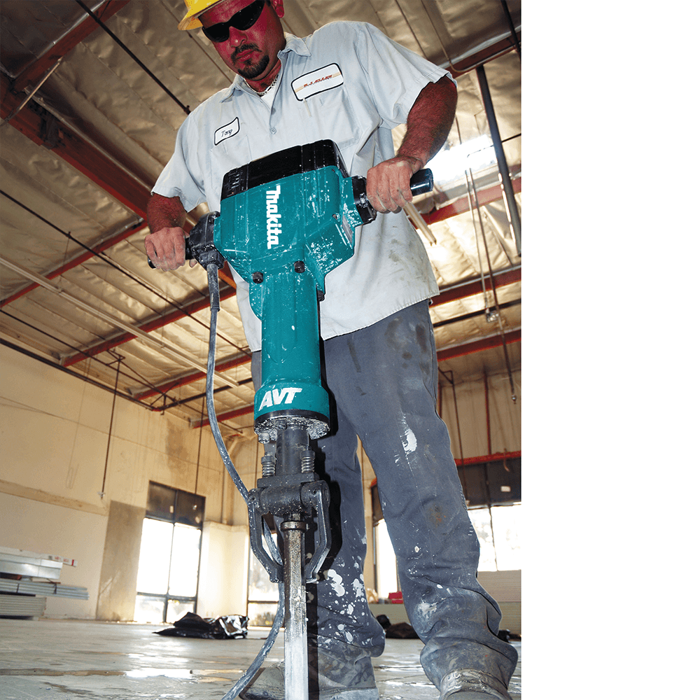 70 lb. AVT Breaker Hammer with Premium Cart, 1-1/8" Hex bits Alt 22 - Image