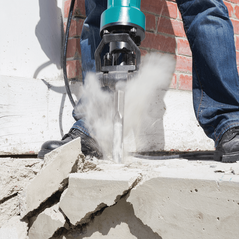 70 lb. Advanced AVT Breaker Hammer with Premium Hammer Cart, 1-1/8" Hex bits Alt 4 - Image