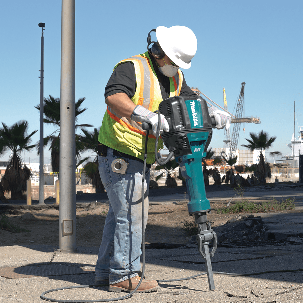 70 lb. Advanced AVT Breaker Hammer with Premium Hammer Cart, 1-1/8" Hex bits Alt 6 - Image