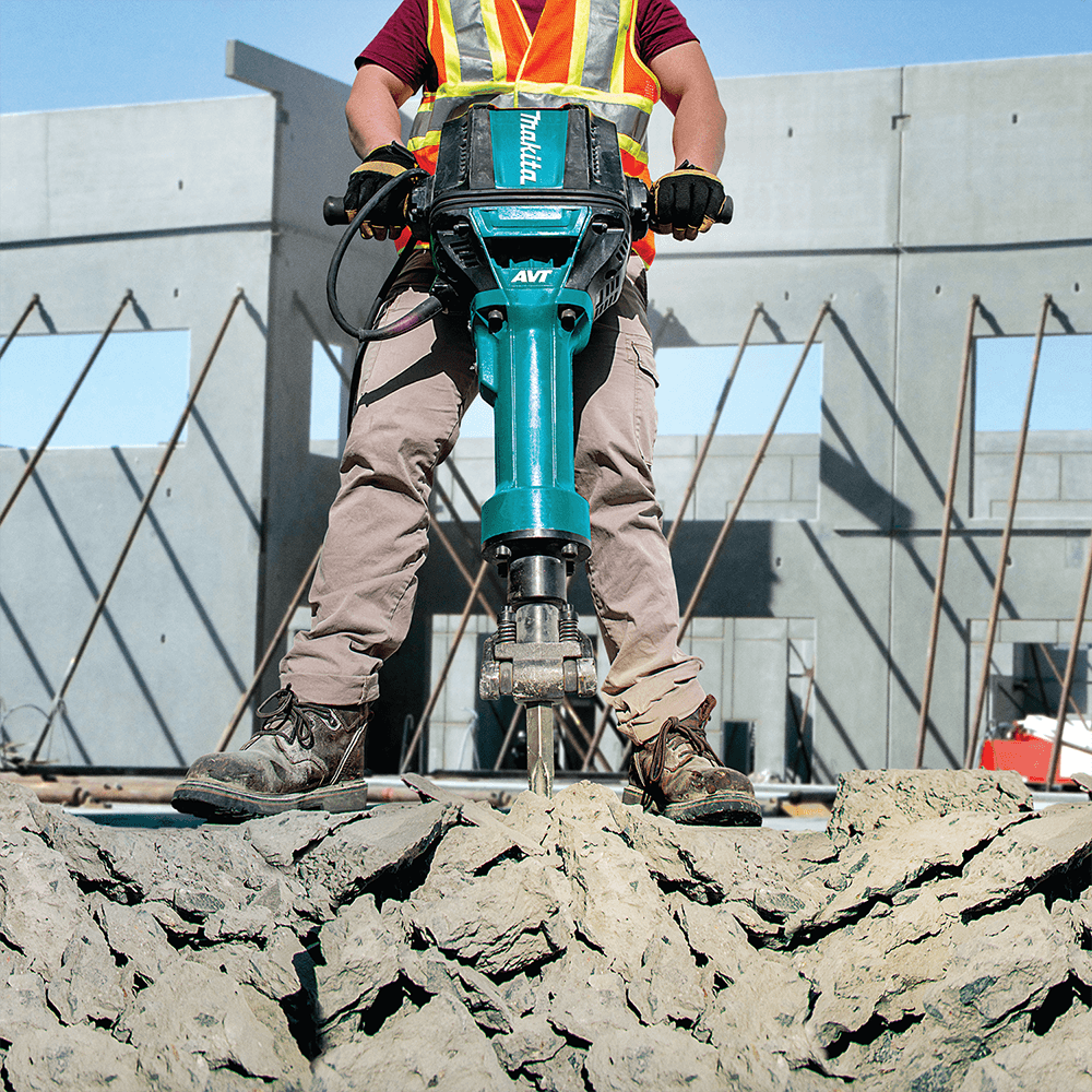 70 lb. Advanced AVT Breaker Hammer with Premium Hammer Cart, 1-1/8" Hex bits Alt 9 - Image