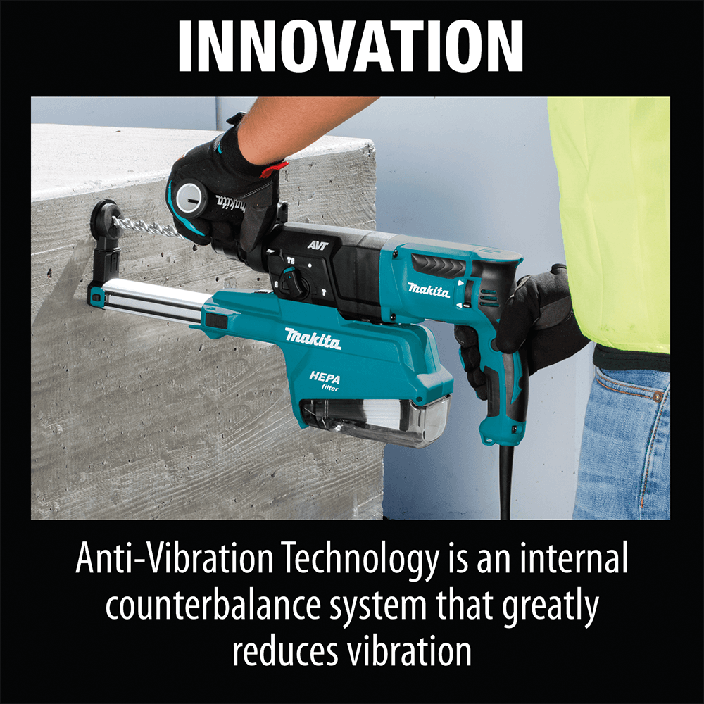 1" SDS-PLUS AVT Rotary Hammer with HEPA Dust Extractor/Pistol-Grip Alt 14 - Image