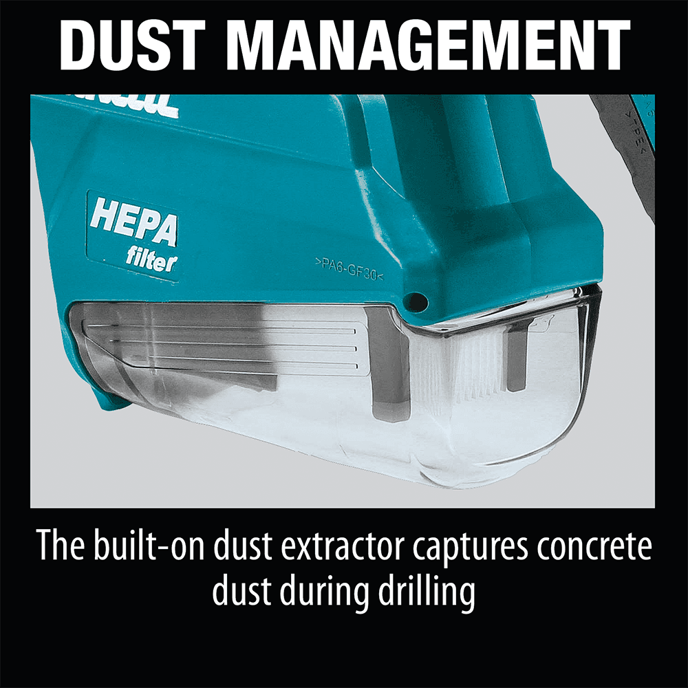 1" SDS-PLUS AVT Rotary Hammer with HEPA Dust Extractor/Pistol-Grip Alt 15 - Image