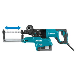 1" SDS-PLUS AVT Rotary Hammer with HEPA Dust Extractor/D-Handle Alt 8 - Image
